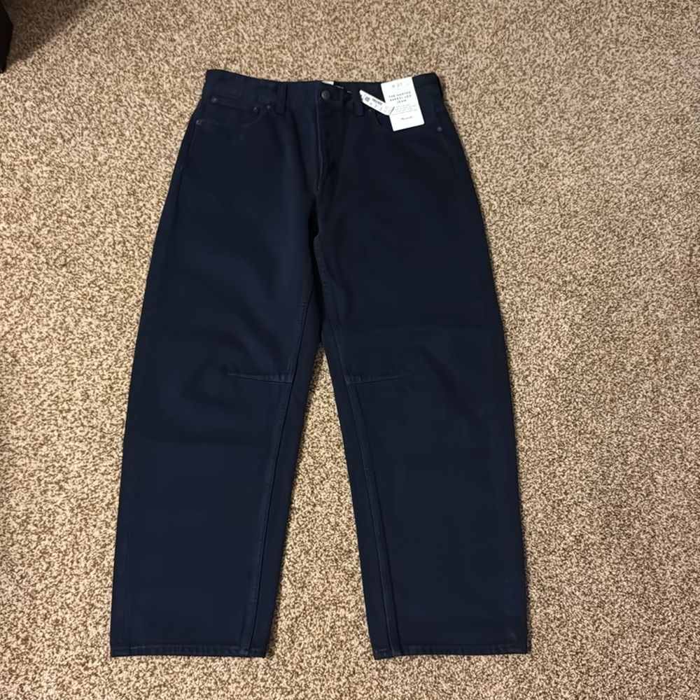 Madewell Darted Barrel Leg Jean